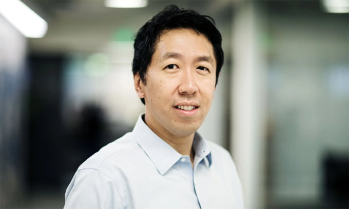 Professor Andrew Ng. Photo: Coursera