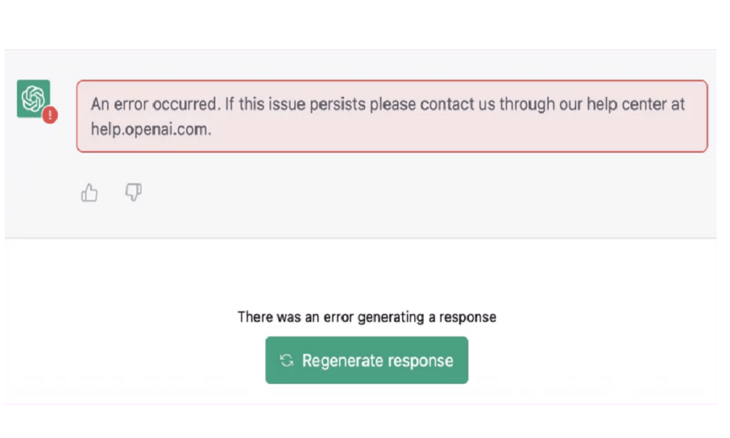 chatgpt encountered widespread errors 6560e7d015760 | Dang Ngoc Duy