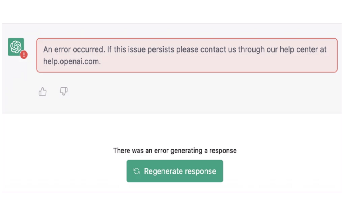 chatgpt encountered widespread errors 6560e7d015760 | Dang Ngoc Duy