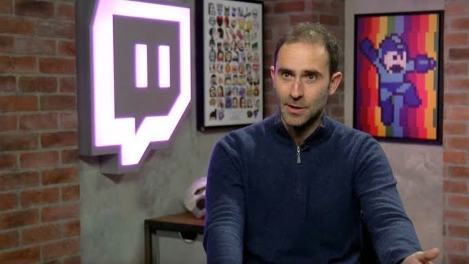 Emmett Shear in an interview in 2018, when he was CEO of Twitch. Photo: Reuters