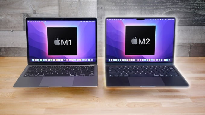 Macbook Air uses M1 and M2 chips. Photo: Macrumors