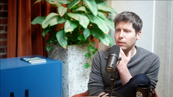 Sam Altman, CEO of Open AI in an interview on Lex Fridman's podcast. Screenshot: YouTube/Lex Fridman