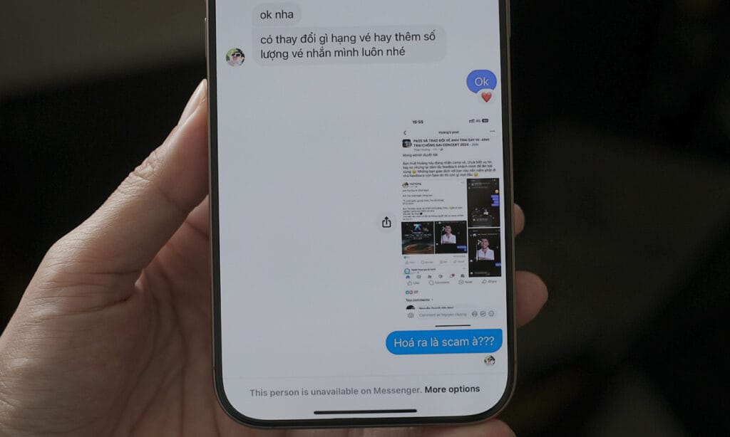 lost tens of millions of dong hunting for concert tickets for brother online 6756723719354 | Dang Ngoc Duy