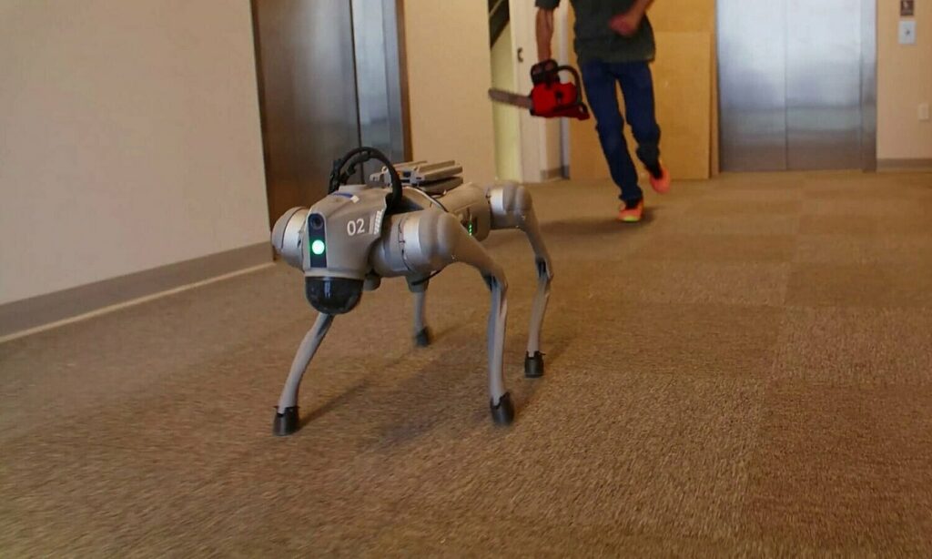 ai robot still runs despite amputated leg 68da0a0033860 | Dang Ngoc Duy